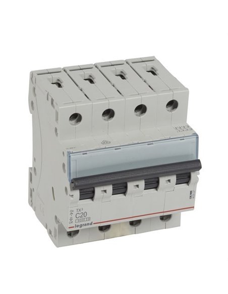 INT.AUT LEGRAND TX3 4P 20A C 6000A ACC