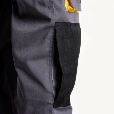 Pantalon Gris/Amarillo Largo Talla 50/52 XL
