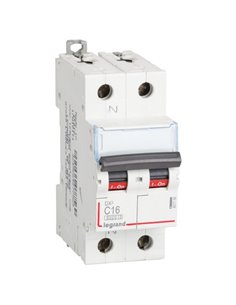 Interruptor magnetotérmico DX3 6/10kA-CP + N 16A