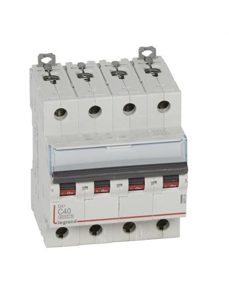 Interruptor magneto-térmico DX3 6/10kA-C 4P 40A