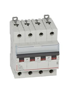 INT.AUT Legrand DX3 4P 25A C 6000A Acc