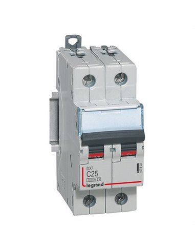 INT.AUT Legrand DX3 2P 25A C 6000A Acc