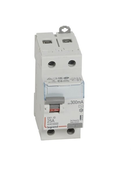 INT.DIF Legrand DX3 2P 25A 300mA AC Inst Acc