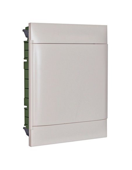 LEGRAND 135042 | Caja empotrar Practibox S puerta lisa 2x12 filas para tabiques prefabricados