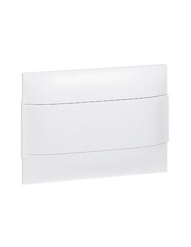 LEGRAND 137066 | Caja empotrar Practibox S puerta lisa 1x18 filas para tabiques prefabricados