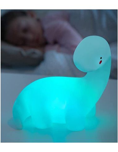 LÁMPARA LED MULTICOLOR DINOSAURIO LIGHTOSAURUS  V0103002 INNOVAGOODS