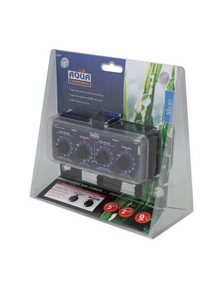 Programador de grifo doble salida c5005  aqua control
