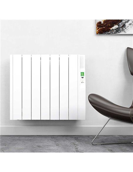 ROINTE SRN1540RAD2 | Emisor térmico eléctrico digital SYGMA par 14 elementos 1540W blanco de bajo consumo