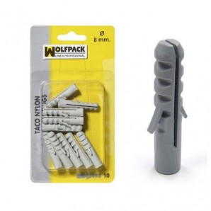Plugue de nylon 10 mm. (10 peças)
