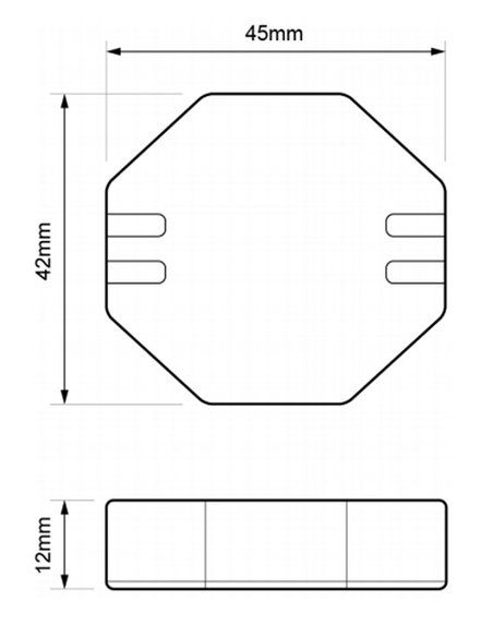 REGULADOR PAST.LED REPLALE1 100W 230V-12V PULS.