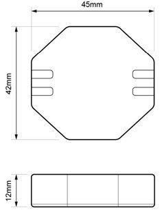 MINUTERO ELECTRÓNICO CAJA DE MECANISMO 2 HILOS PARA LAMPARAS LED 2
