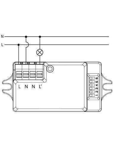 DETECTOR DE MOVIMIENTO OCULTO DE RÁDAR