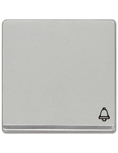 Tecla símbolo campana Miro cromado en aluminio
