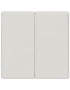 Tecla doble Miro difusores en blanco polar