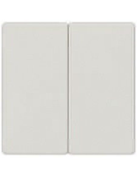 Tecla doble Miro difusores en blanco polar