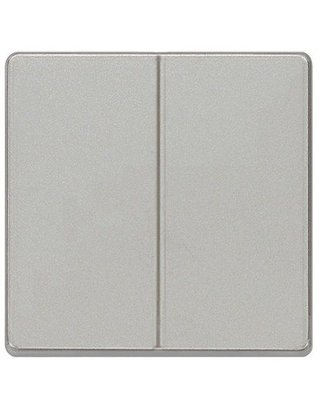 Tecla doble Miro difusores en aluminio