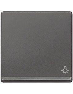 Tecla difusor símbolo luz Miro cromo en carbono