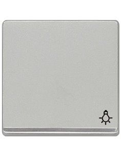 Tecla difusor símbolo luz Miro cromo en aluminio
