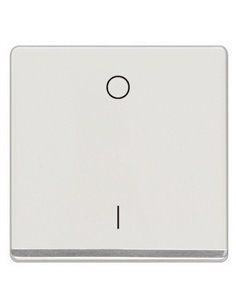 Tecla bipolar Miro difusor cromo en blanco polar