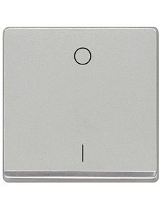 Tecla bipolar Miro difusor cromo en aluminio
