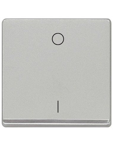 Tecla bipolar Miro difusor cromo en aluminio