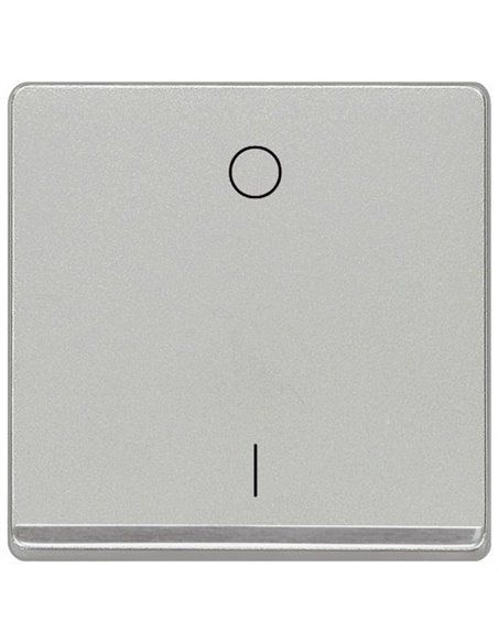 Tecla bipolar Miro difusor cromo en aluminio