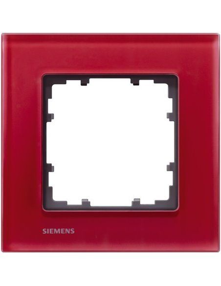 Marco simple Delta miro 90x90mm en rojo oriental