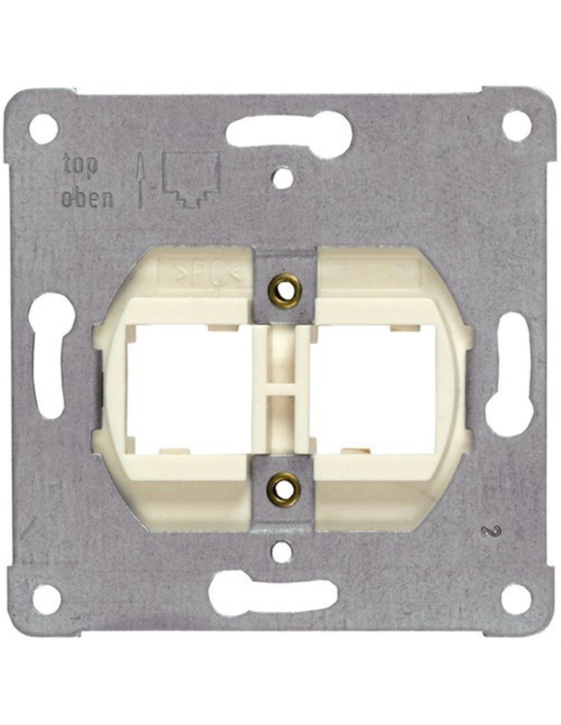 Tomas Rj Adaptador tomas-RJ Delta en blanco