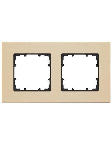Moldura 2 elementos 161x90mm em óxido amarelo | Siemens Delta MIRO 5TG11223