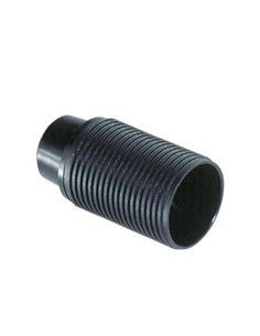 PORTALÁMPARAS E-14 2A 250V CUERPO ROSCADO NEGRO