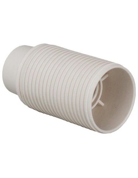 Porta-lâmpada E14 2A 250V corpo roscado branco