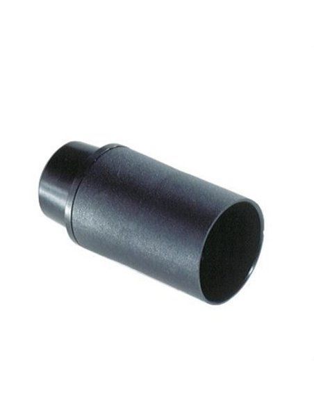 PORTALÁMPARAS E-14 2A 250V CUERPO LISO NEGRO