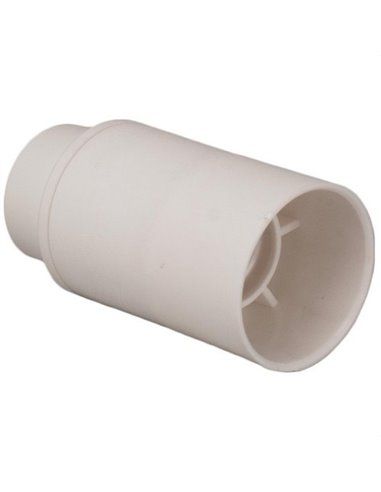 Porta-lâmpada E14 2A 250V corpo liso branco