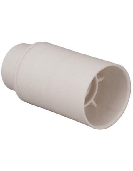 Porta-lâmpada E14 2A 250V corpo liso branco
