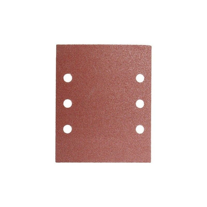 Lija recambio  114x140 mm. con agujeros grano  80 (10 Piezas)