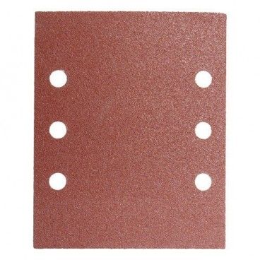 Lixa de reposição com velcro 114x140 mm. Com 180 furos de grãos (10 peças)