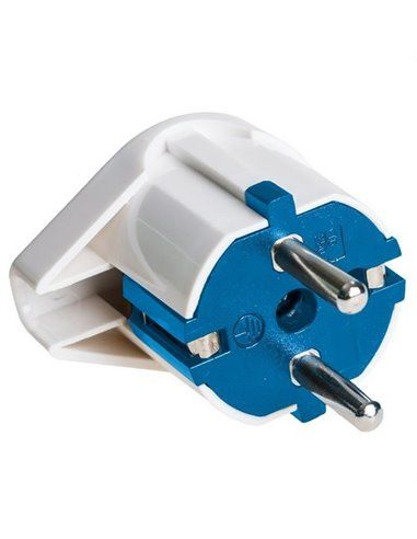 Plugue TT bipolar lateral 10/16A 250V branco