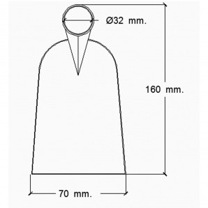 Enxada Forjada Sem Cabo 343/ 310 Gramas 2