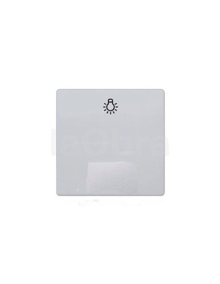 Tecla símbolo luz en aluminio | Siemens Delta MIRO 5TG62705AM20