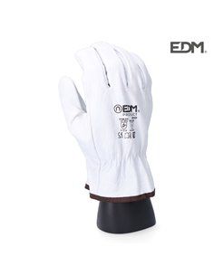 Luva de transporte em couro de flor integral Tamanho 9 EDM 2