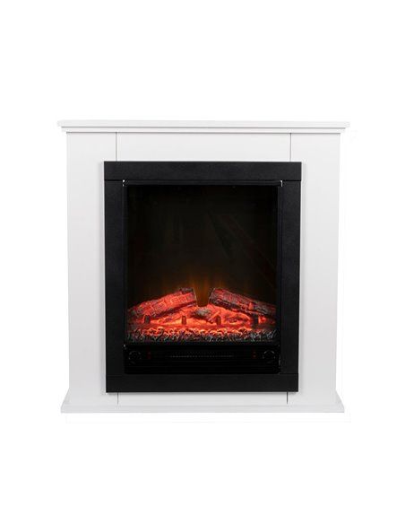 Estufa chimenea led y repisa geneva 70x22x71cm 1800w