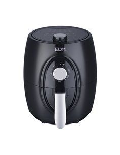 Freidora de aire 3,6l 1400w con cesta edm. temporizador hasta 60 minutos. temperatura de 80 a 200°c. incluye cesta de 2,6l de ca