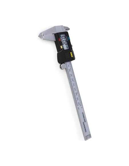 Calibre digital 23,5x45x0,4cm kinzo. pila cr2032 incluida.