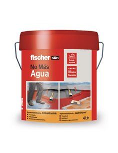 Imperm embaldosable gris 4l fischer pintura impermeabilizante embaldosable 4l para terrazas, tejados, transitable, gris