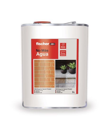Hidrofugante 5l fischer antihumedad para paredes de obra vista