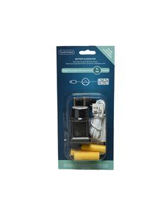Eliminador de pilas 3v para interior de productos con 4xaa. certificado:gs-emc-rohs, clase ip:ip-20,interior/exterior:interior,l