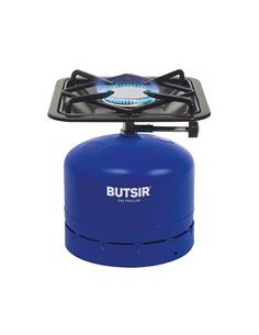 Fogón camping pop classic black hobc0002 butsir. color negro. para bombonas azules. medidas: 26,5x26,5x5,5cm. peso: 1,55kg