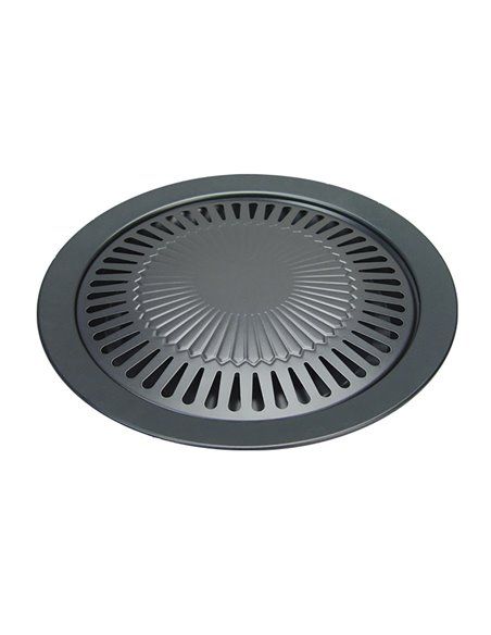Plancha para cocina portátil 73900 repu0030 butsir. antiadherente. medidas: ø31x4cm. peso: 500g