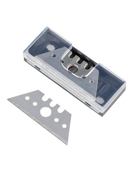 Set 5 cuchillas trapezoidales profesionales cuchillas de repuesto para refs. 82748 y 82749 longitud de cuchilla: 52mm grosor de 