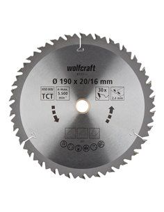 Lâmina de serra circular Wolfcraft CT 30 dentes 190 mm (6735000)